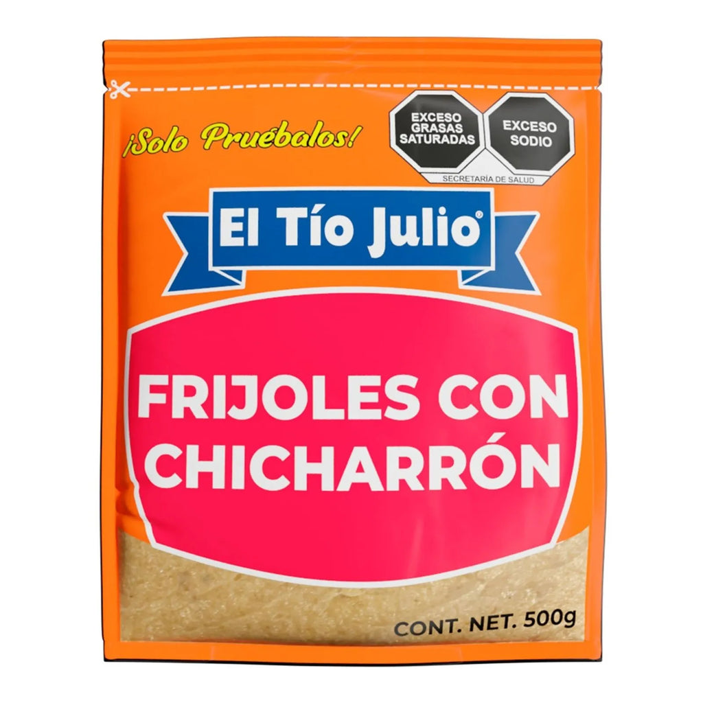 El Tío Julio Beans with Pork Cracklings – 18 oz