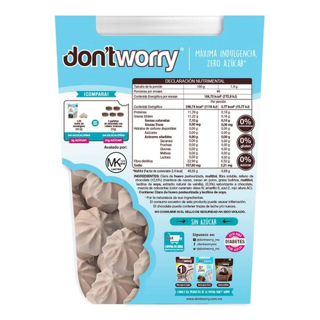 Dont Worry Diabetic-Friendly Meringues Sugar-Free 2 oz