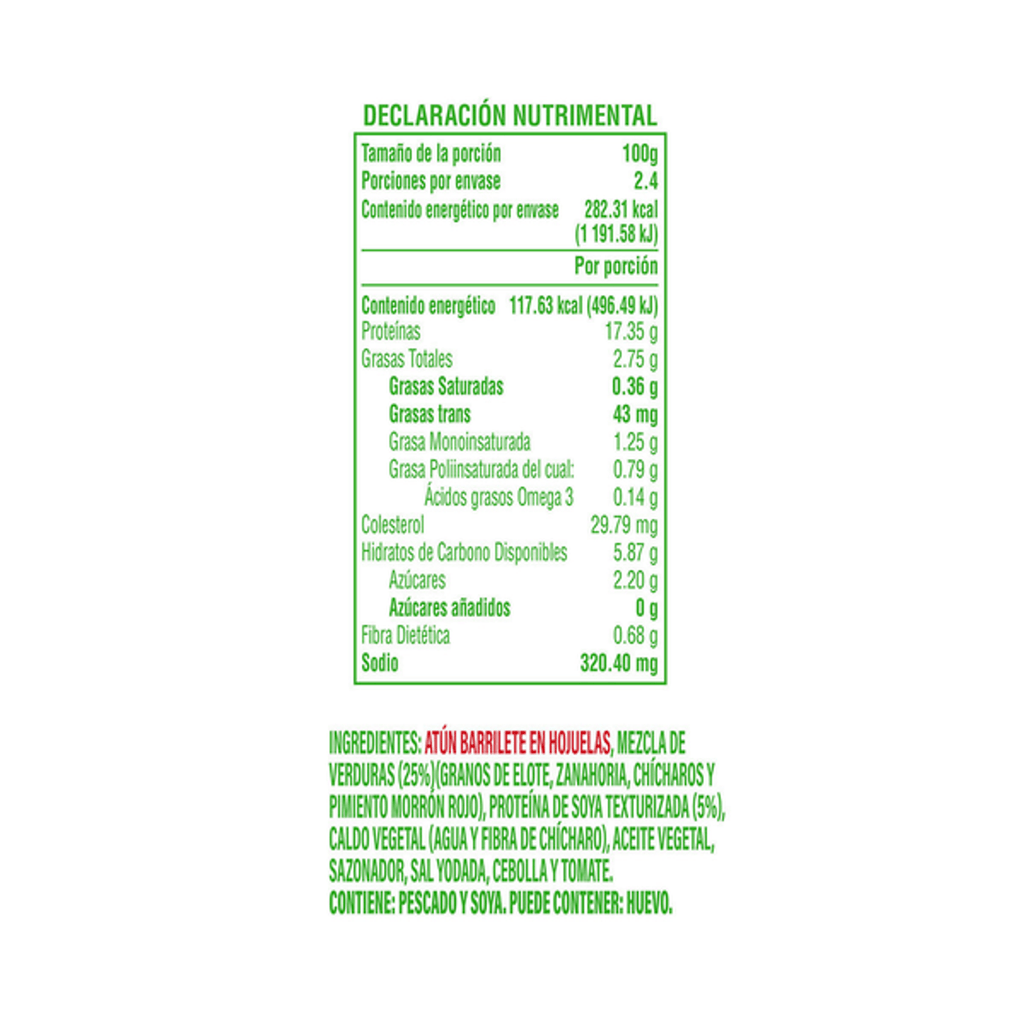 Dolores Tuna Salad with Vegetables - 8 oz