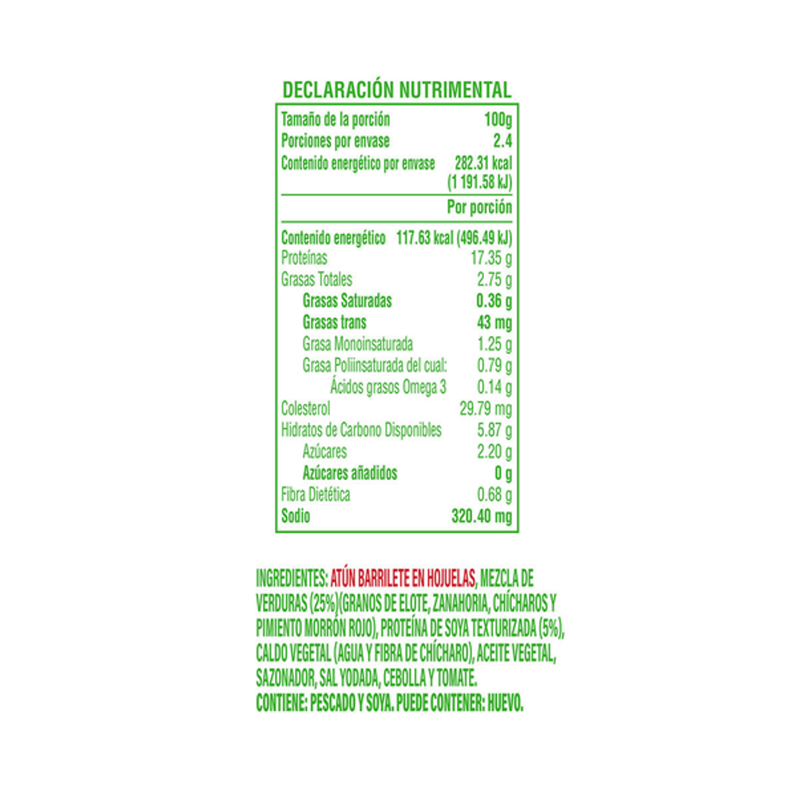 Dolores Tuna Salad with Vegetables - 8 oz