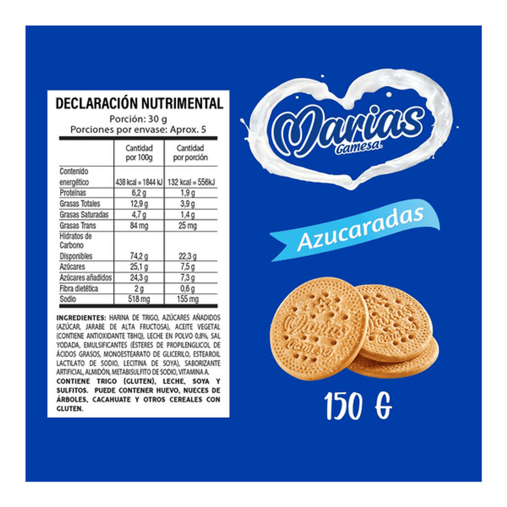 Gamesa Galletas Maria Sugar María's Cookies - 5 oz