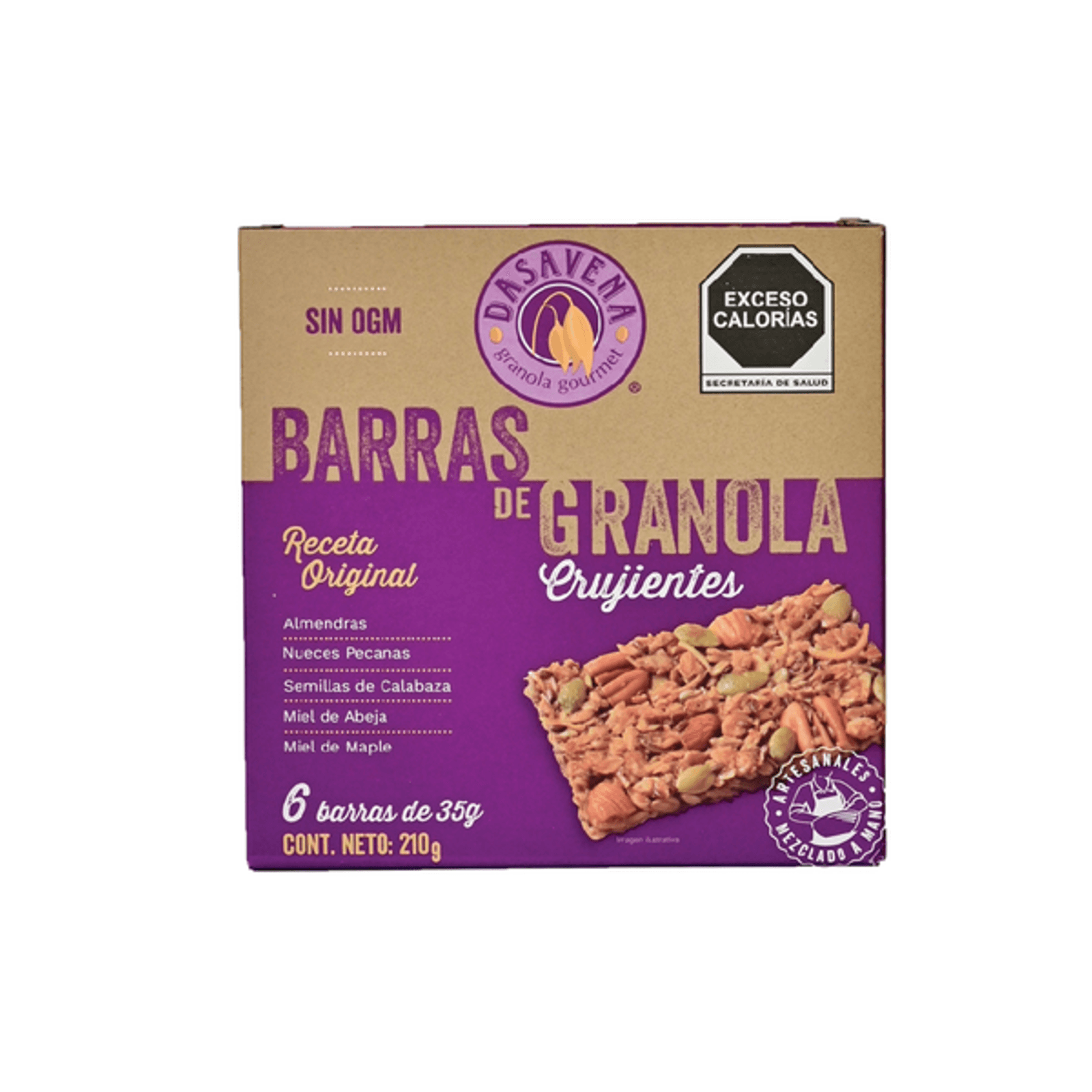 Dasavena Original Recipe Granola Bars 7 oz Secondary image