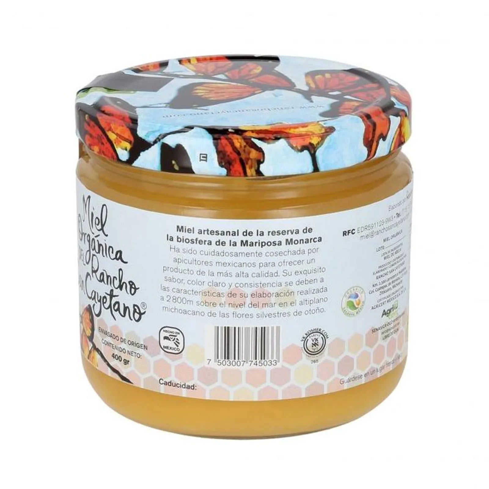 Rancho San Cayetano Organic Bee Honey 14 oz