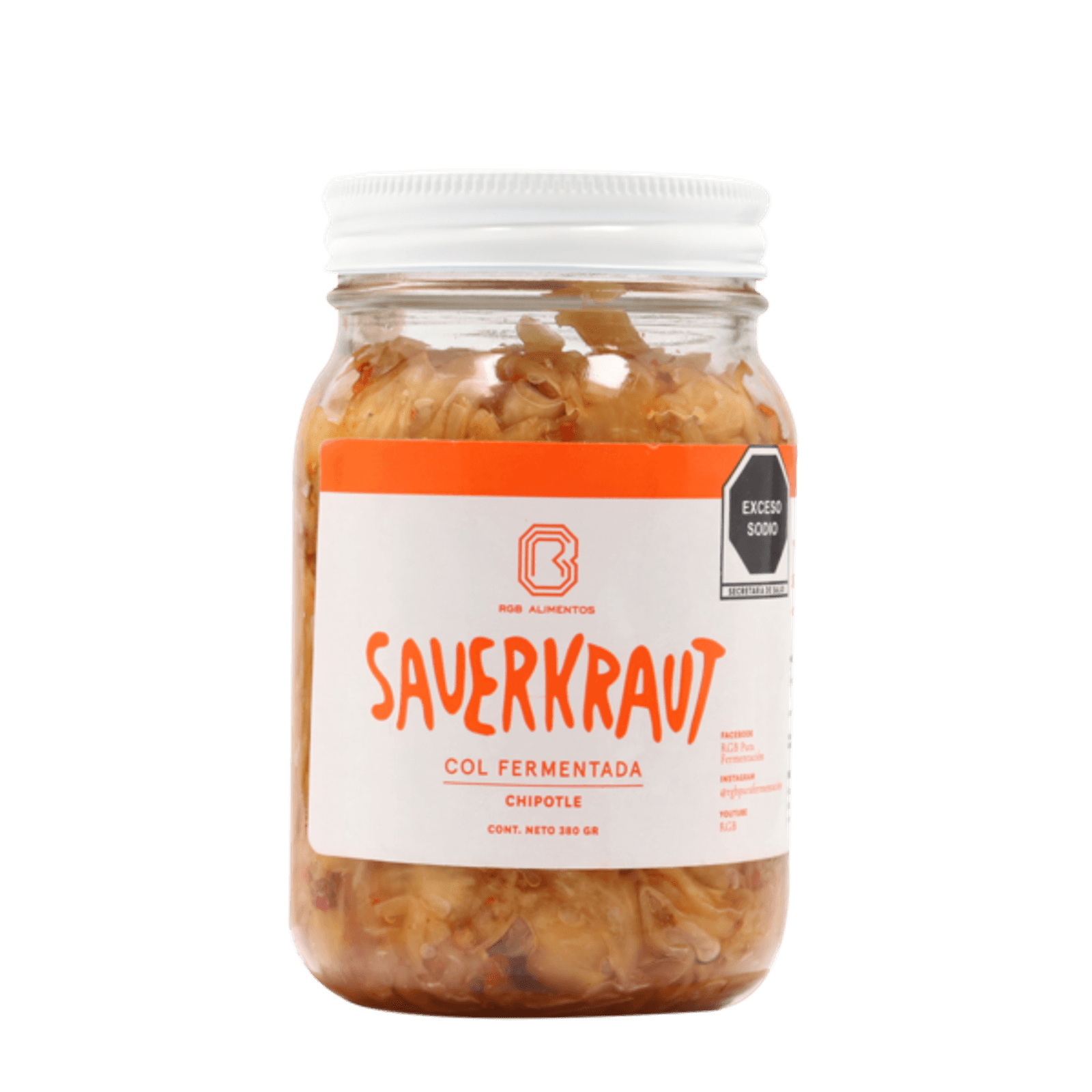 Rgb Alimentos Chipotle Sauerkraut 13 oz Main image