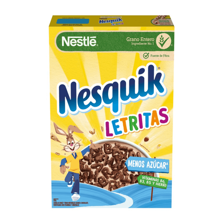 Nesquik Chocolate Letters Cereal 11 oz
