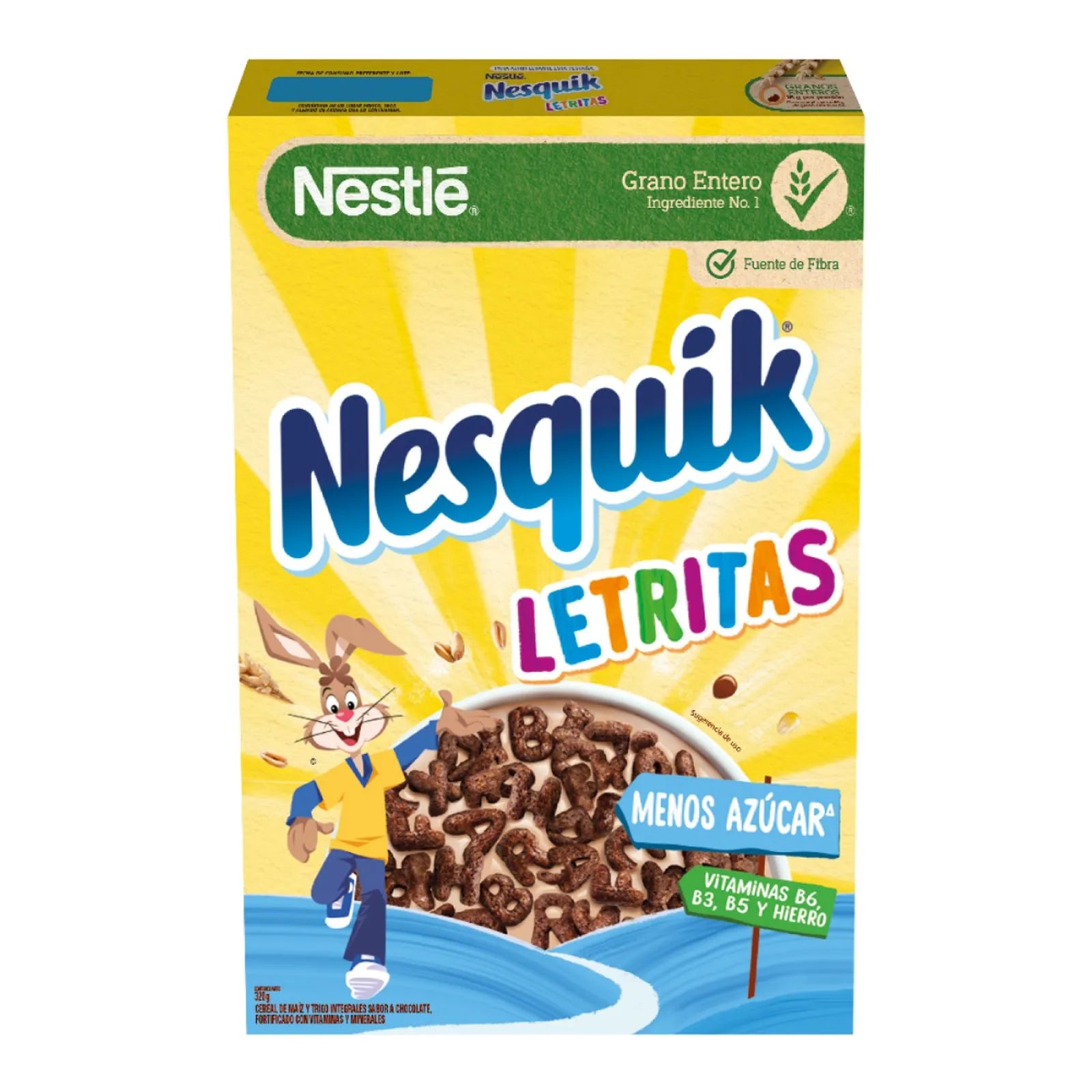 Nesquik Chocolate Letters Cereal 11 oz Main image