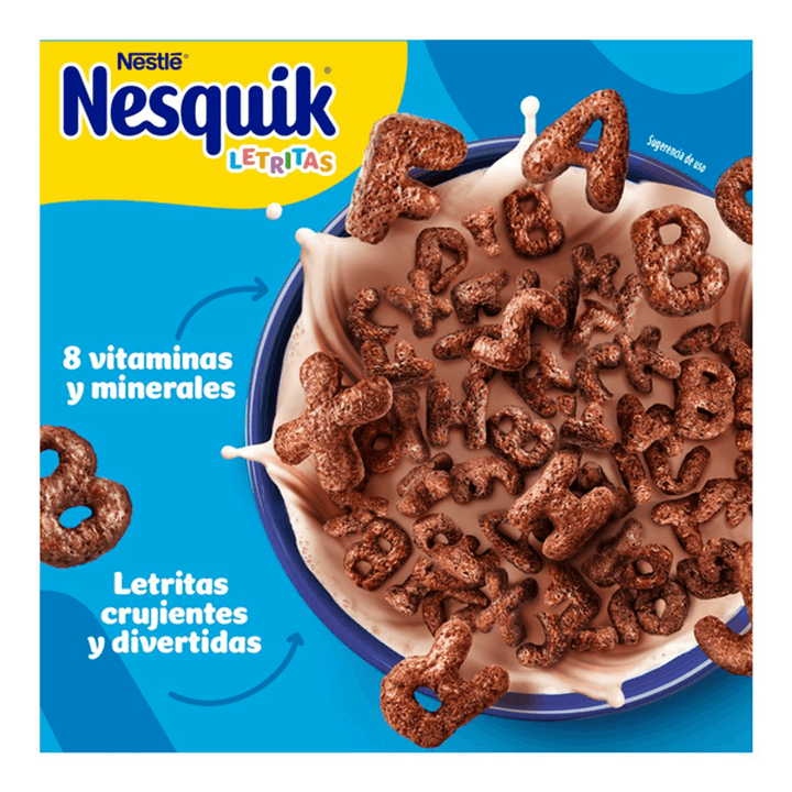 Nesquik Chocolate Letters Cereal 11 oz