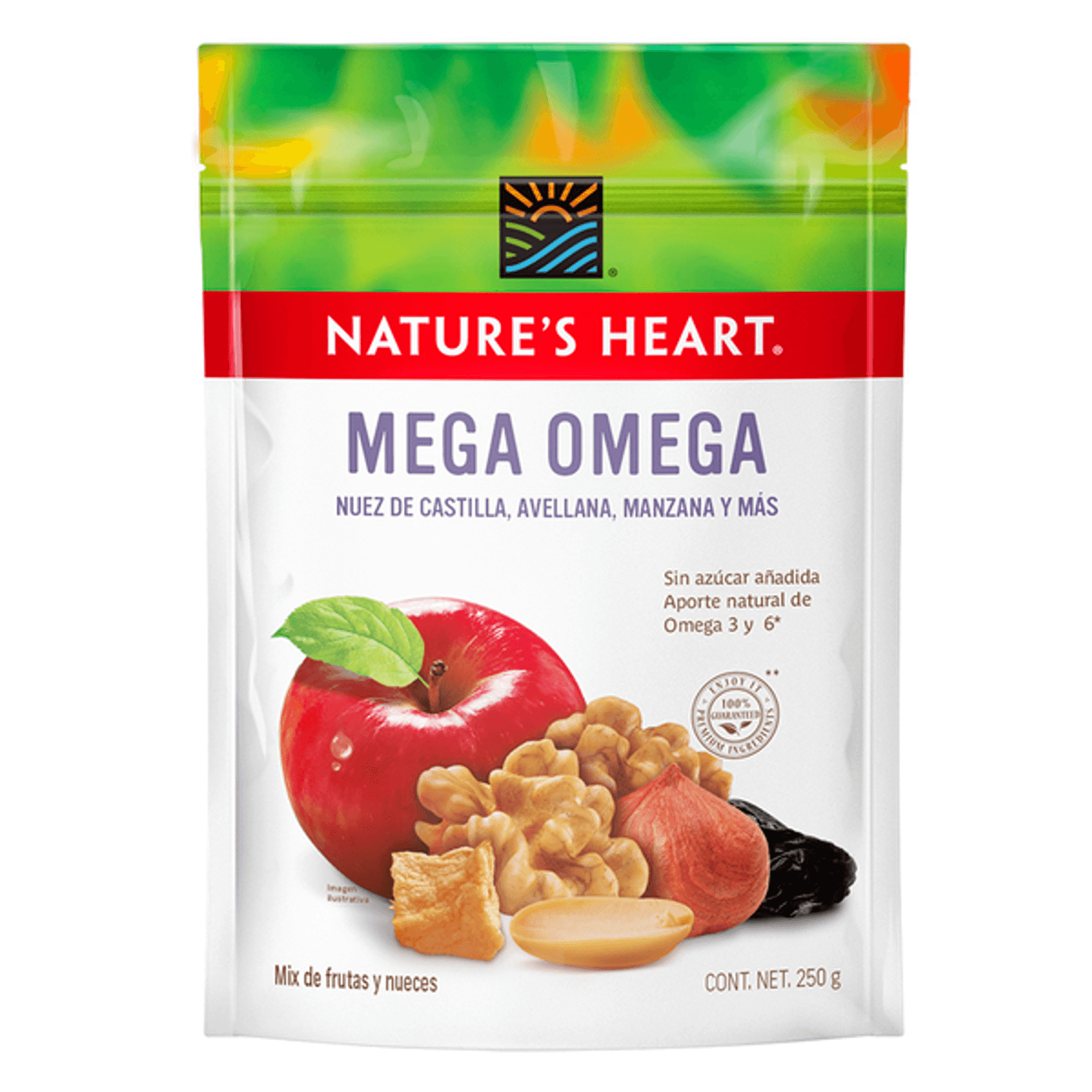 Nature's Heart Mega Omega Fruit and Nut Mix 9 oz Main image