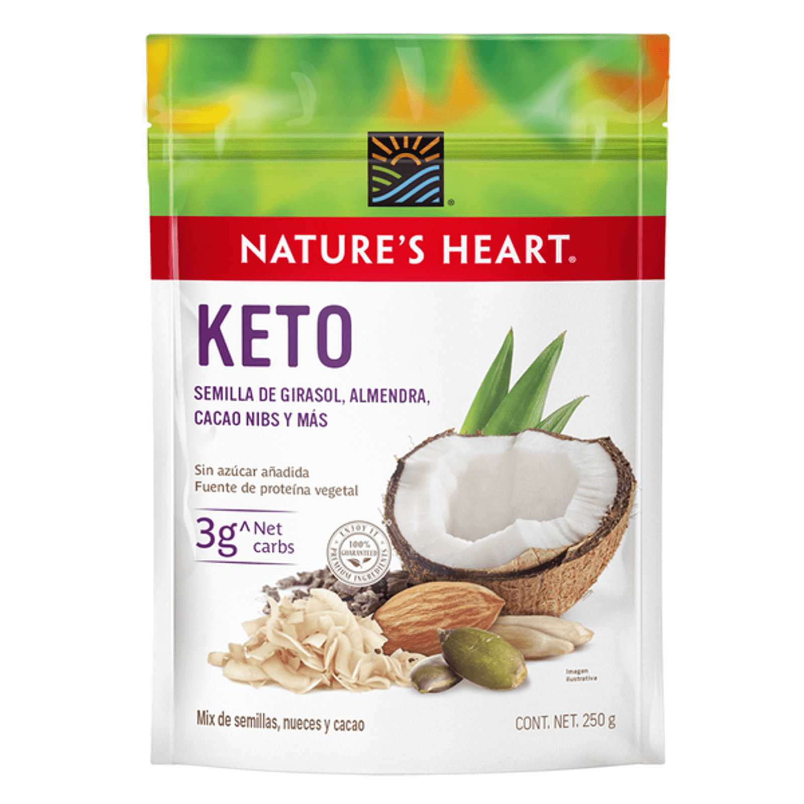 Nature's Heart Keto Seed Nut Cocoa Mix Snack 9 oz Main image