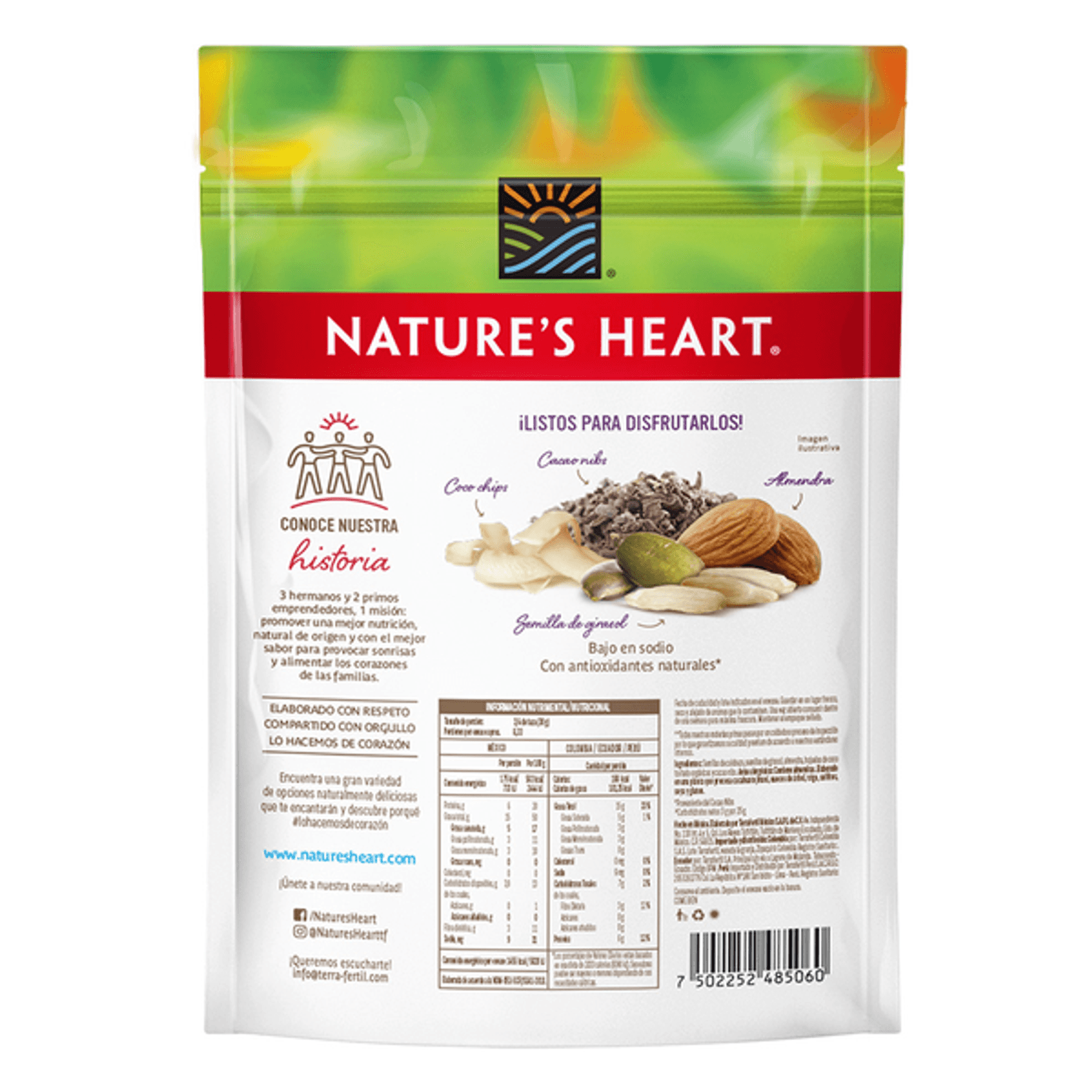 Nature's Heart Keto Seed Nut Cocoa Mix Snack 9 oz