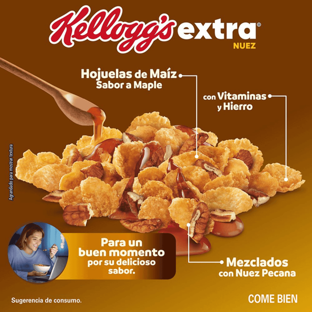 Kelloggs Extra Nuts Cereal 15 oz