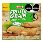 Bimbo Fruit And Grain Apple Cereal Bar 8 oz