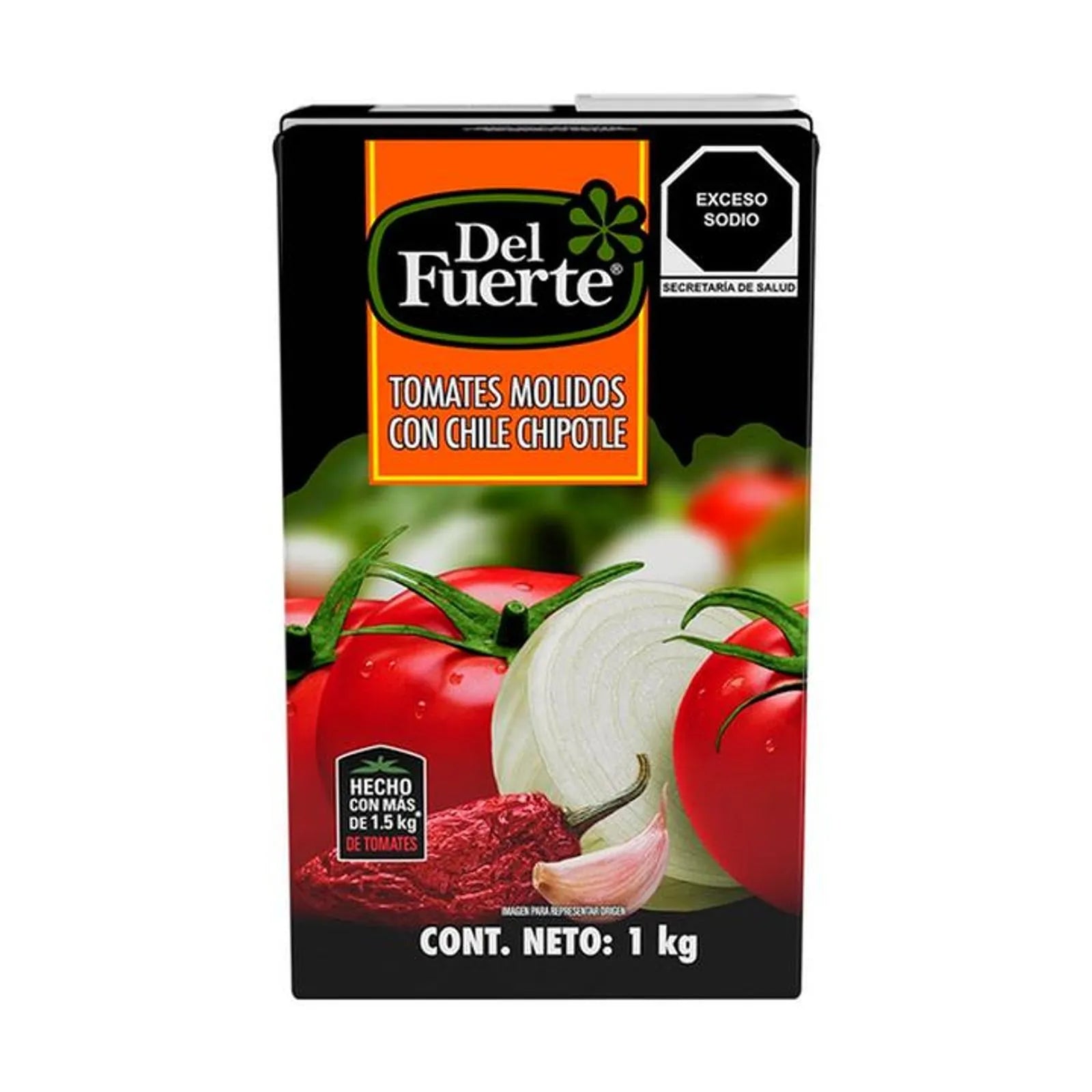 Del Fuerte Ground Tomatoes with Chipotle Chile 35 oz
