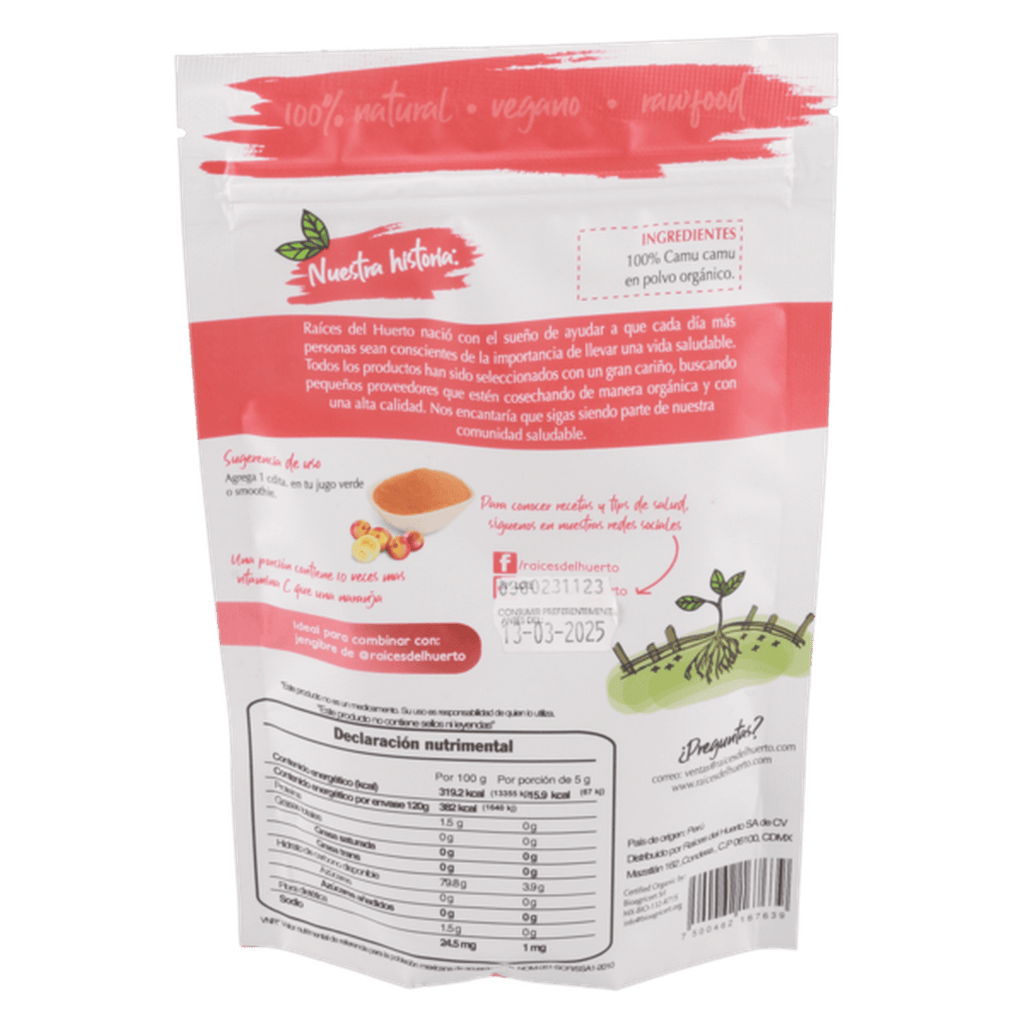 Raices del Huerto Superfoods Organic Camu Camu 4.2 oz
