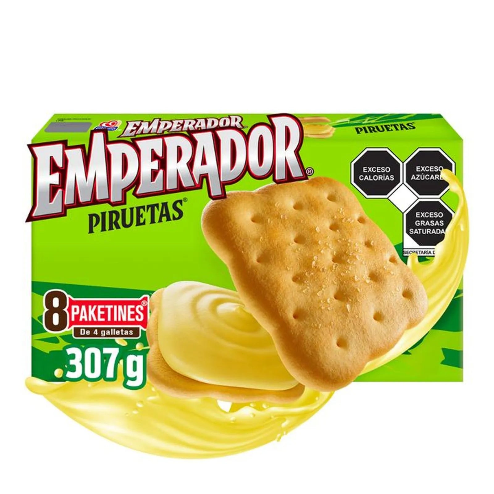 Gamesa Emperador Piruetas Lemon Filled Cookies 11 oz Main image