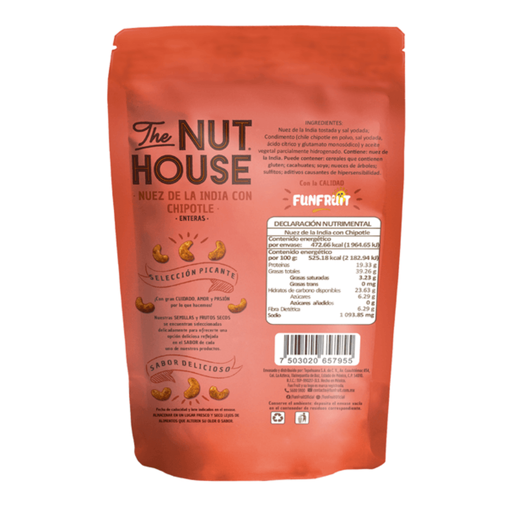 The Nut House Cashew with Chipotle 3 oz