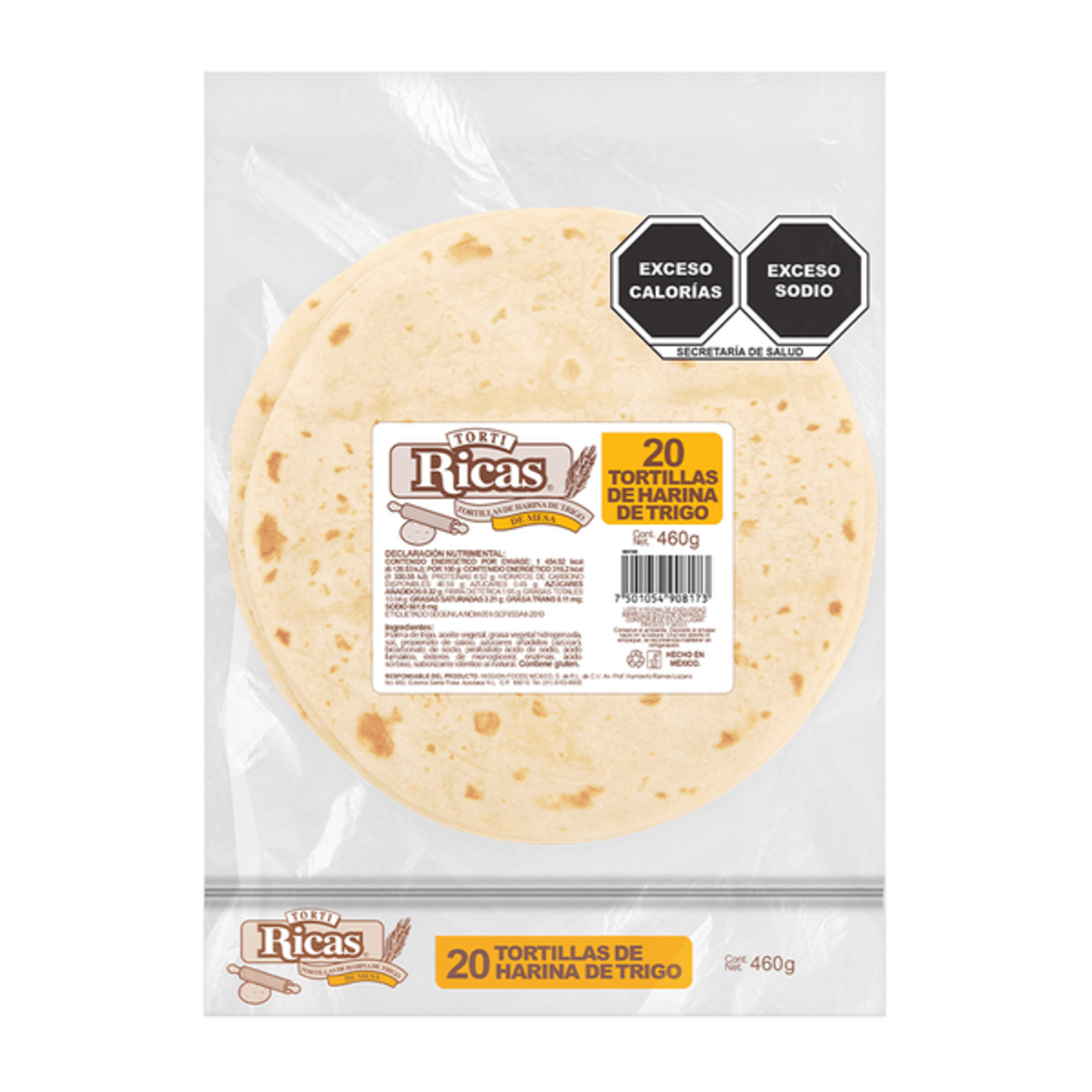 Tortirica Wheat Tortilla 16 oz Main image
