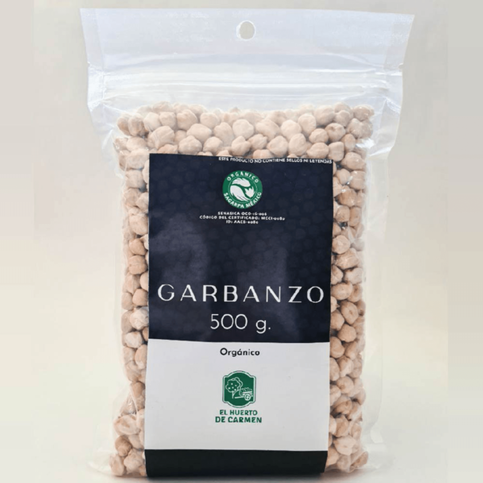 El Huerto de Carmen Organic Chickpeas - 18 oz Main image