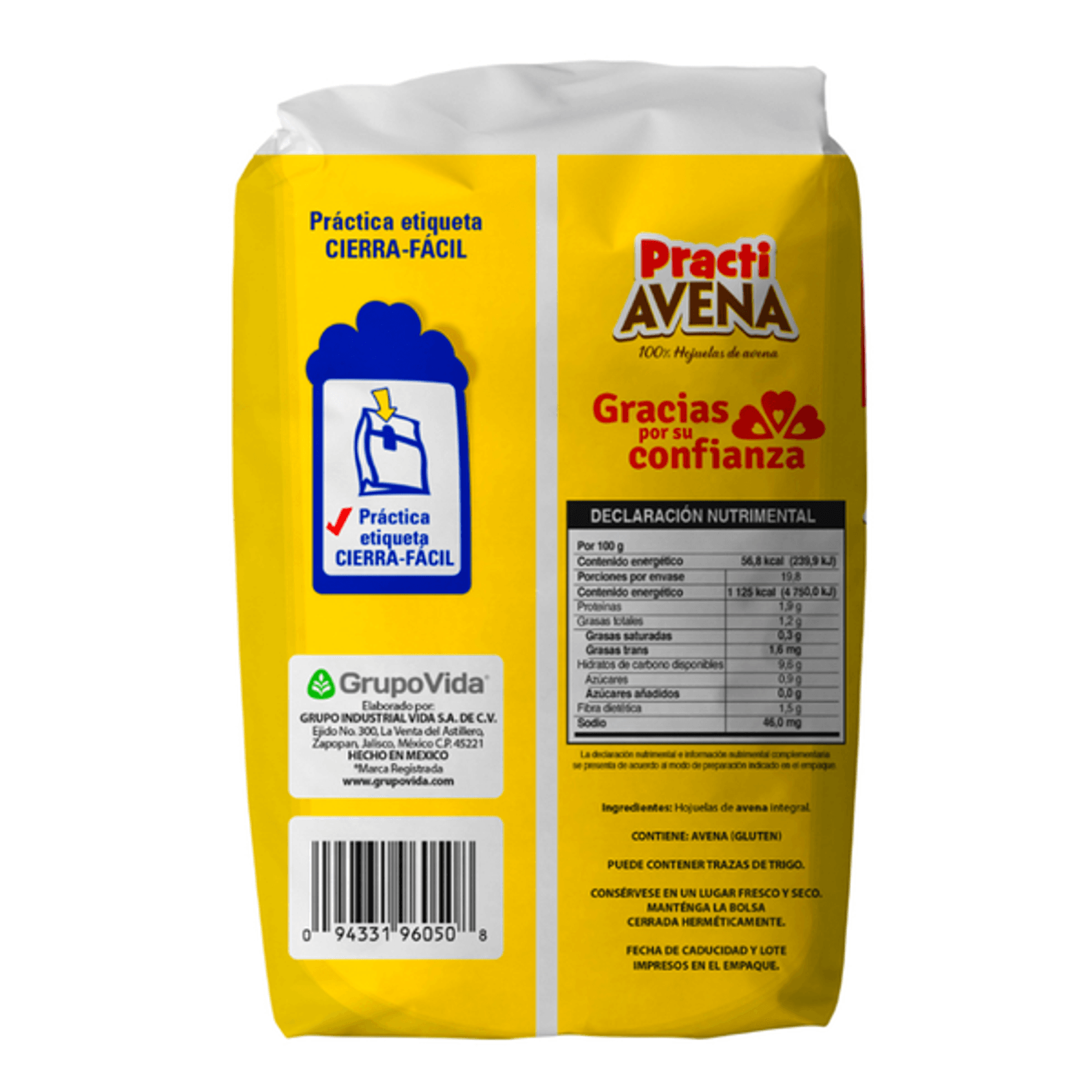 Granvita Oats Bag 13 oz Secondary image