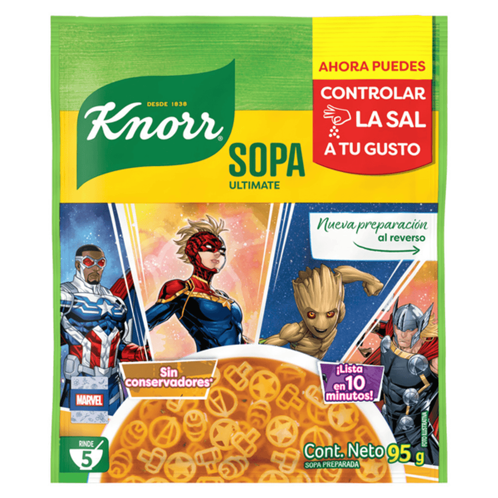 Knorr Avengers Shape Vermicelli Soup - 3 oz