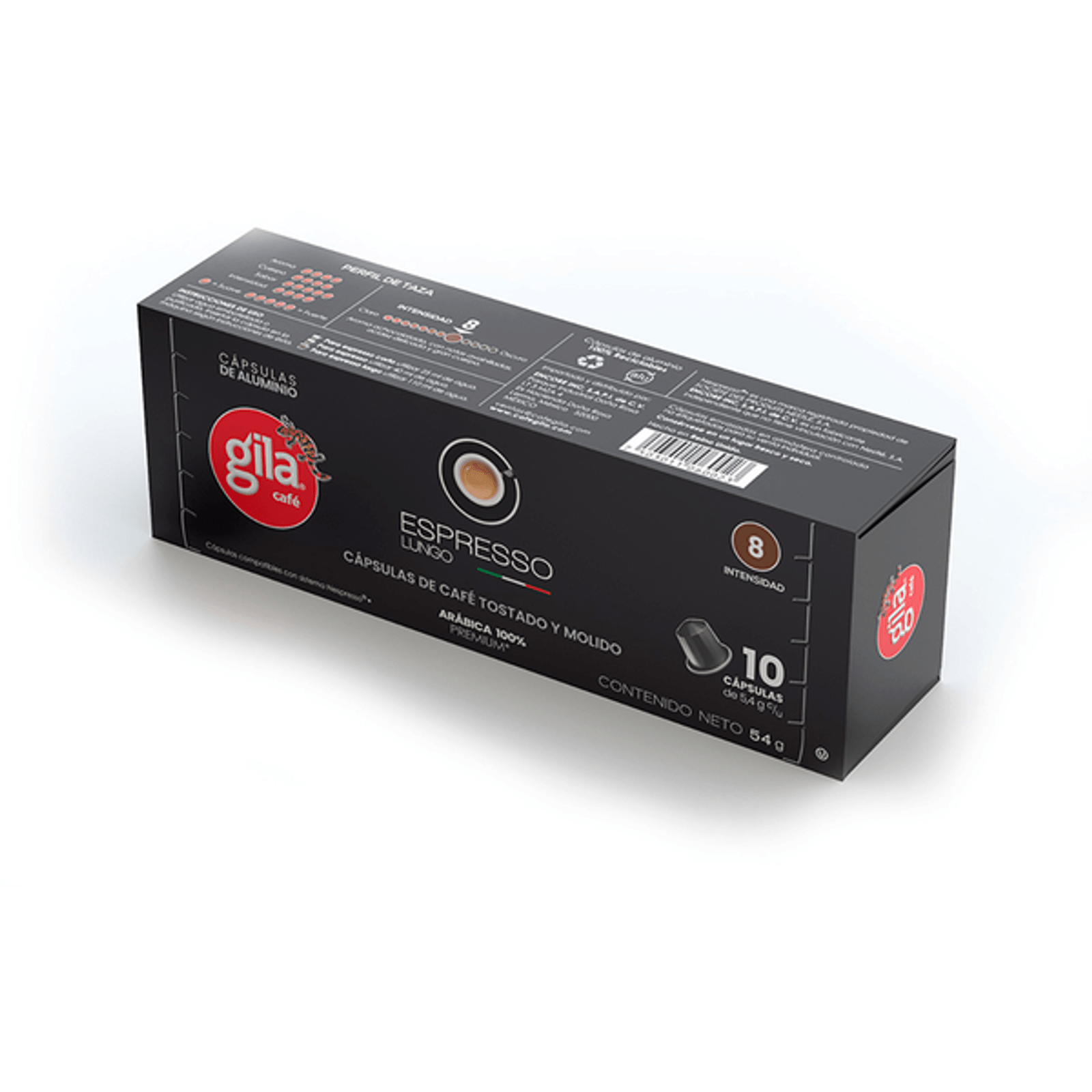 Gila Espresso Roasted Ground Coffee Capsules 10 Count 2 oz