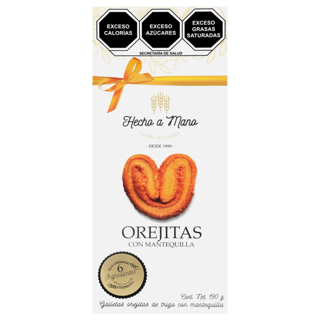 Hecho a Mano Butter Palmiers Cookies 7 oz