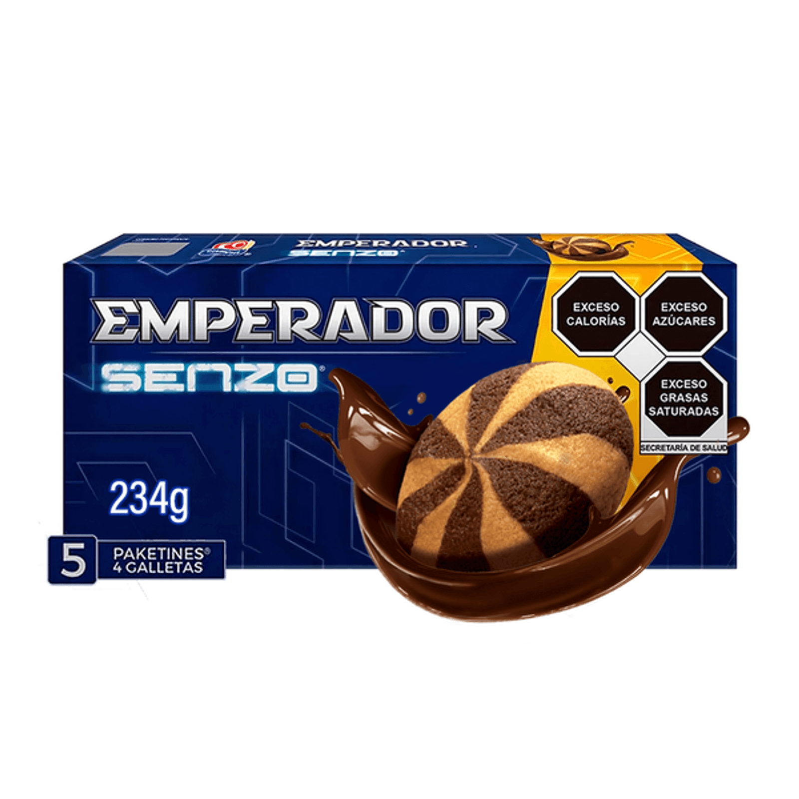 Emperador Senzo Chocolate Filled Cookies - 8 oz Main image