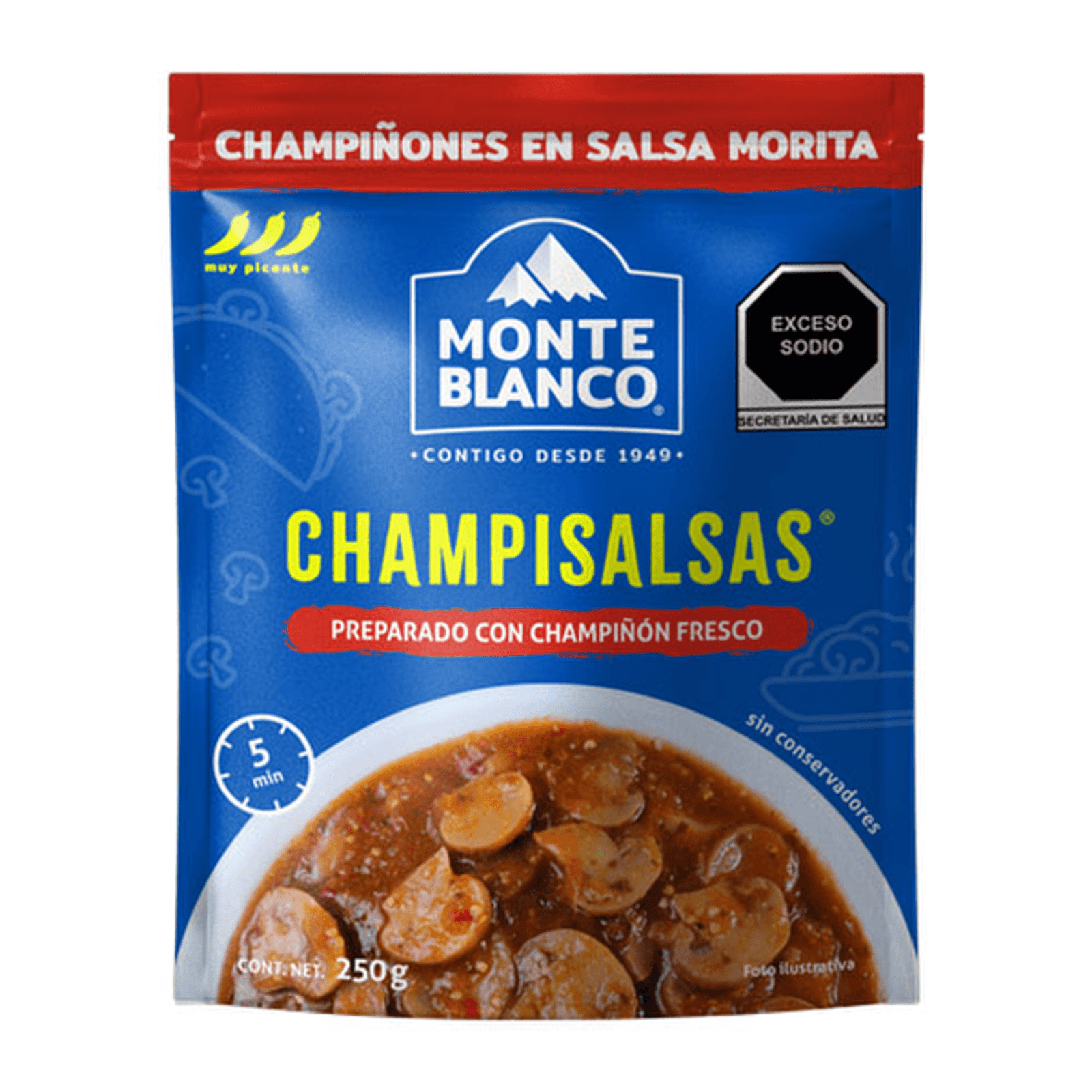 Monte Blanco Mushrooms in Morita Sauce 9 oz Main image