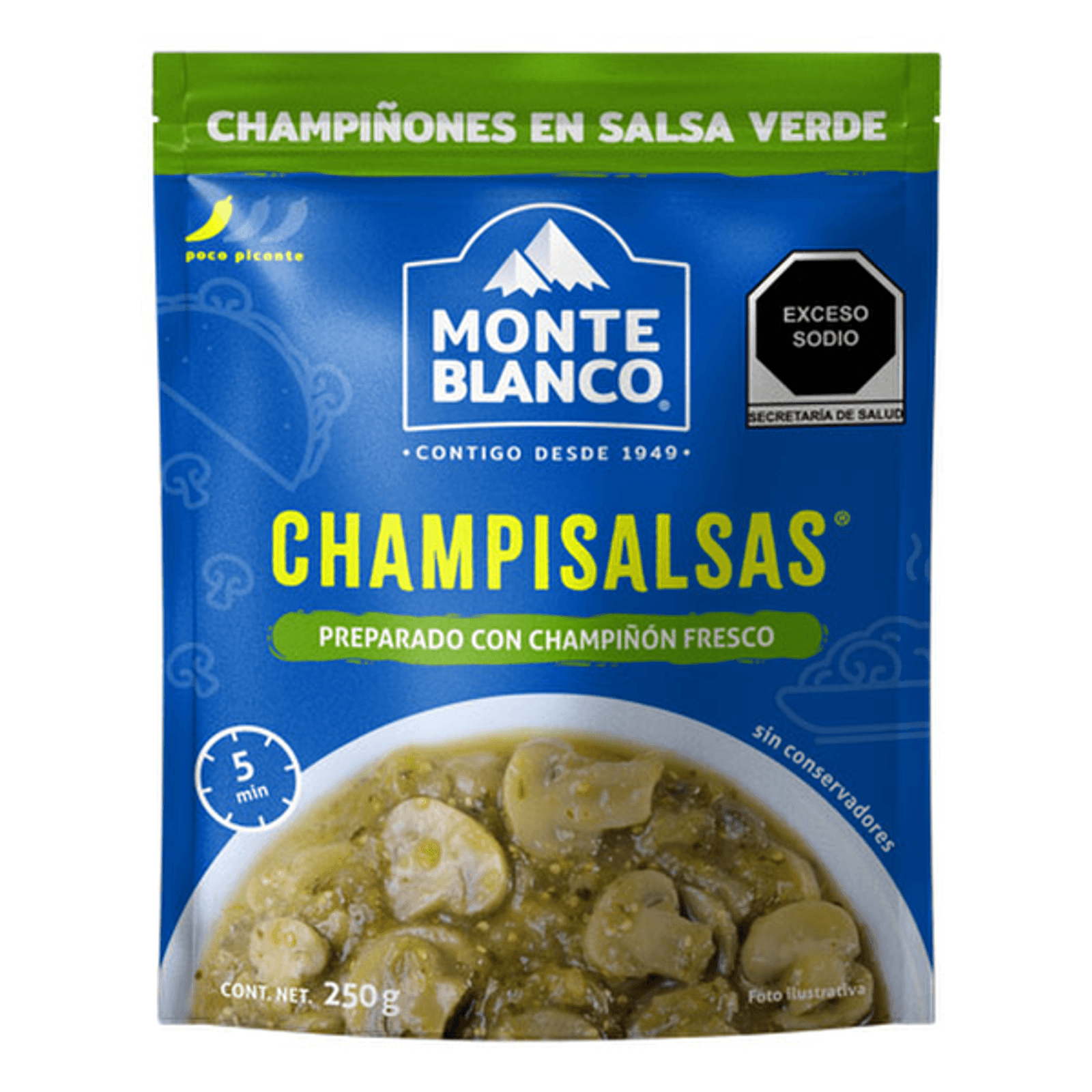 Monte Blanco Mushrooms in Green Sauce 9 oz