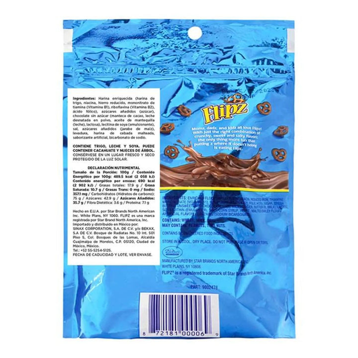 Flipz Milk Chocolate Pretzels 5 oz