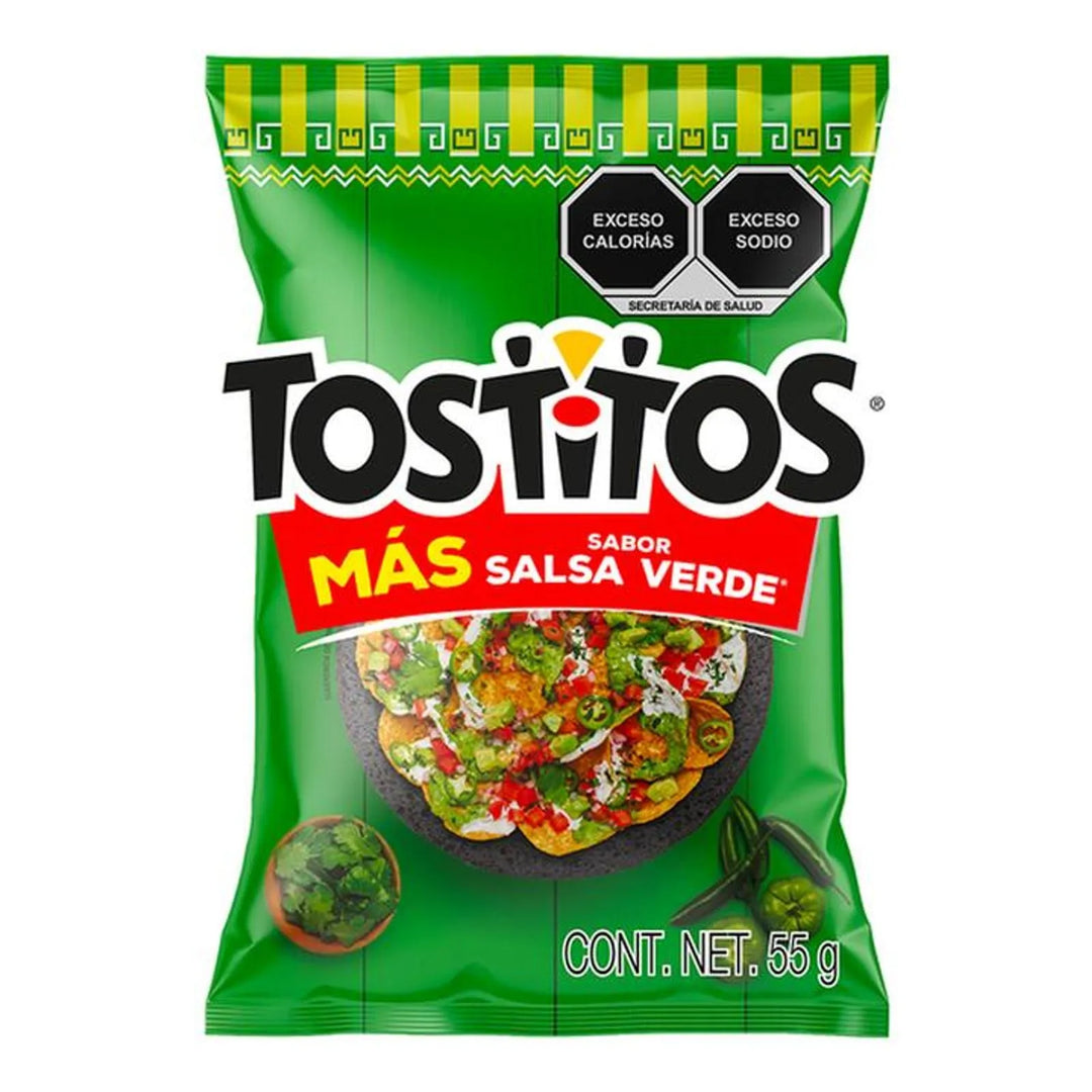 Sabritas Tostitos Salsa Verde Snack – 2 oz