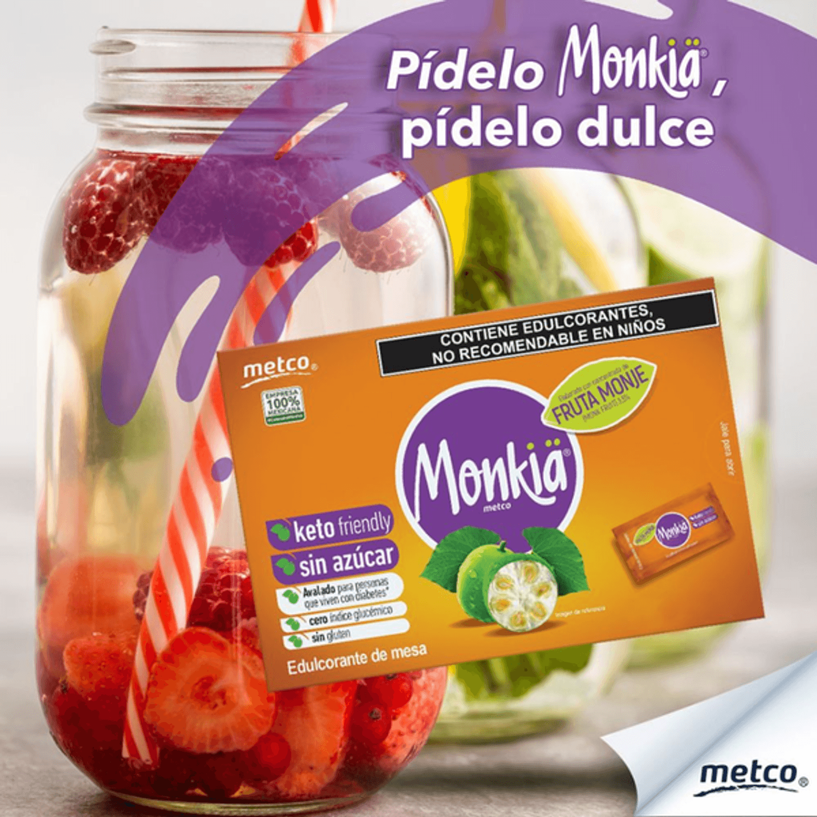 Metco Monkia, 120 Sachets (4 oz) Secondary image