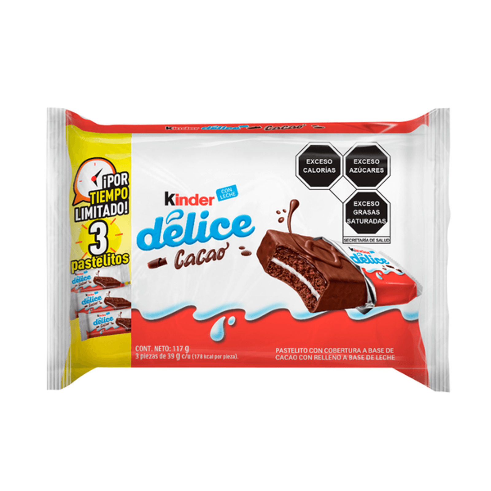 Kinder Delice Cocoa Covered Cake, 4 oz Main image