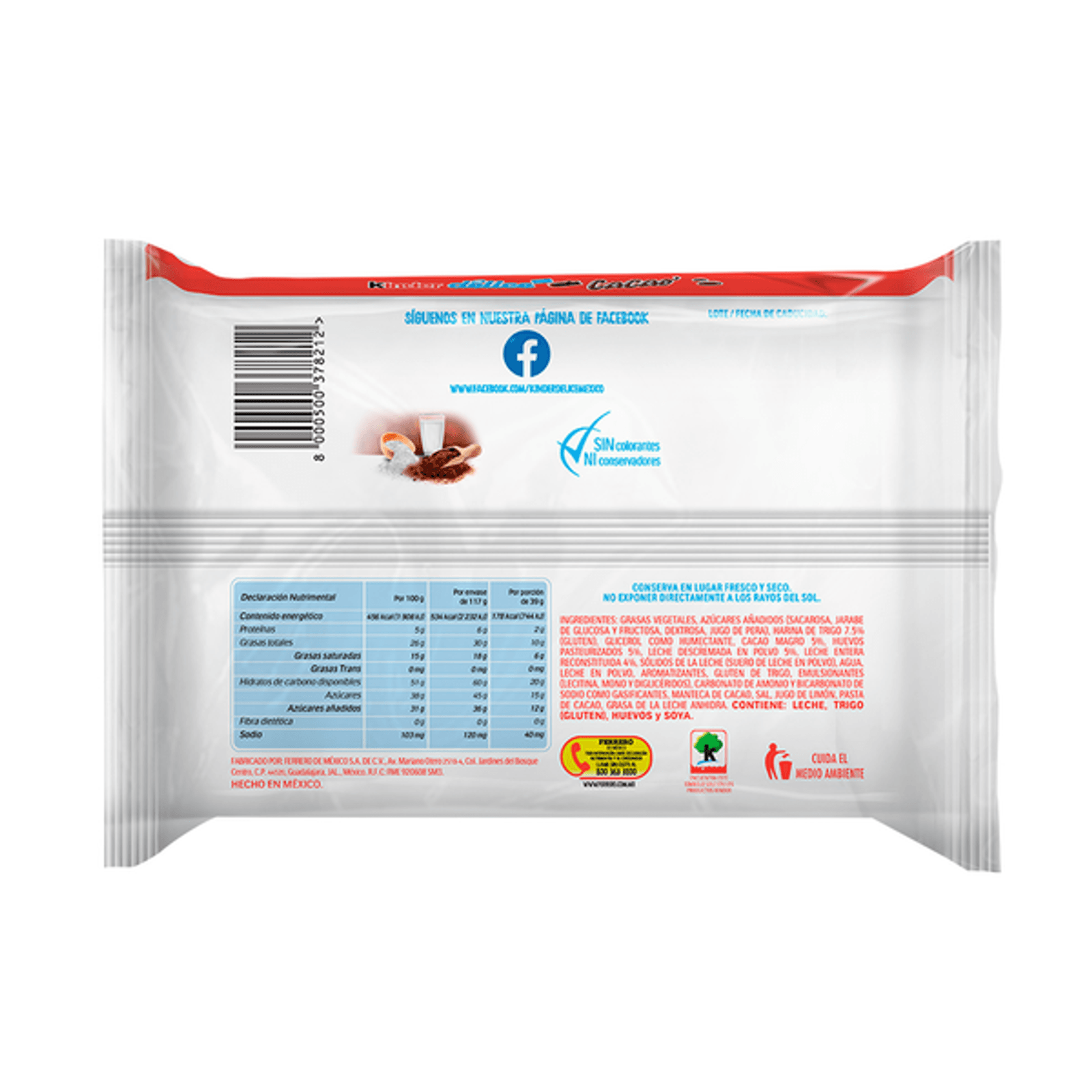 Kinder Delice Cocoa Covered Cake, 4 oz Secondary image