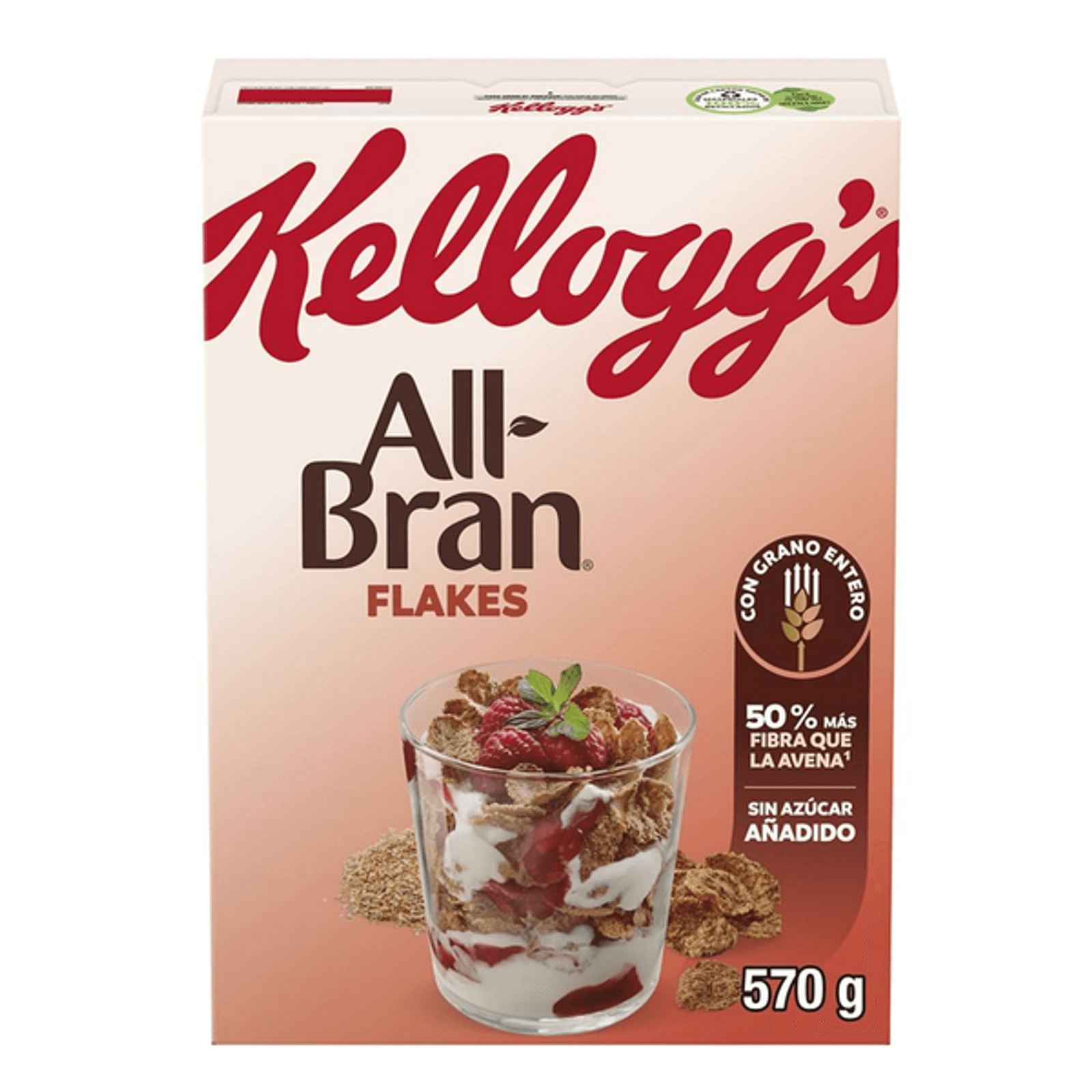 Kellogg's All Bran Flakes Cereal, 20 oz Main image