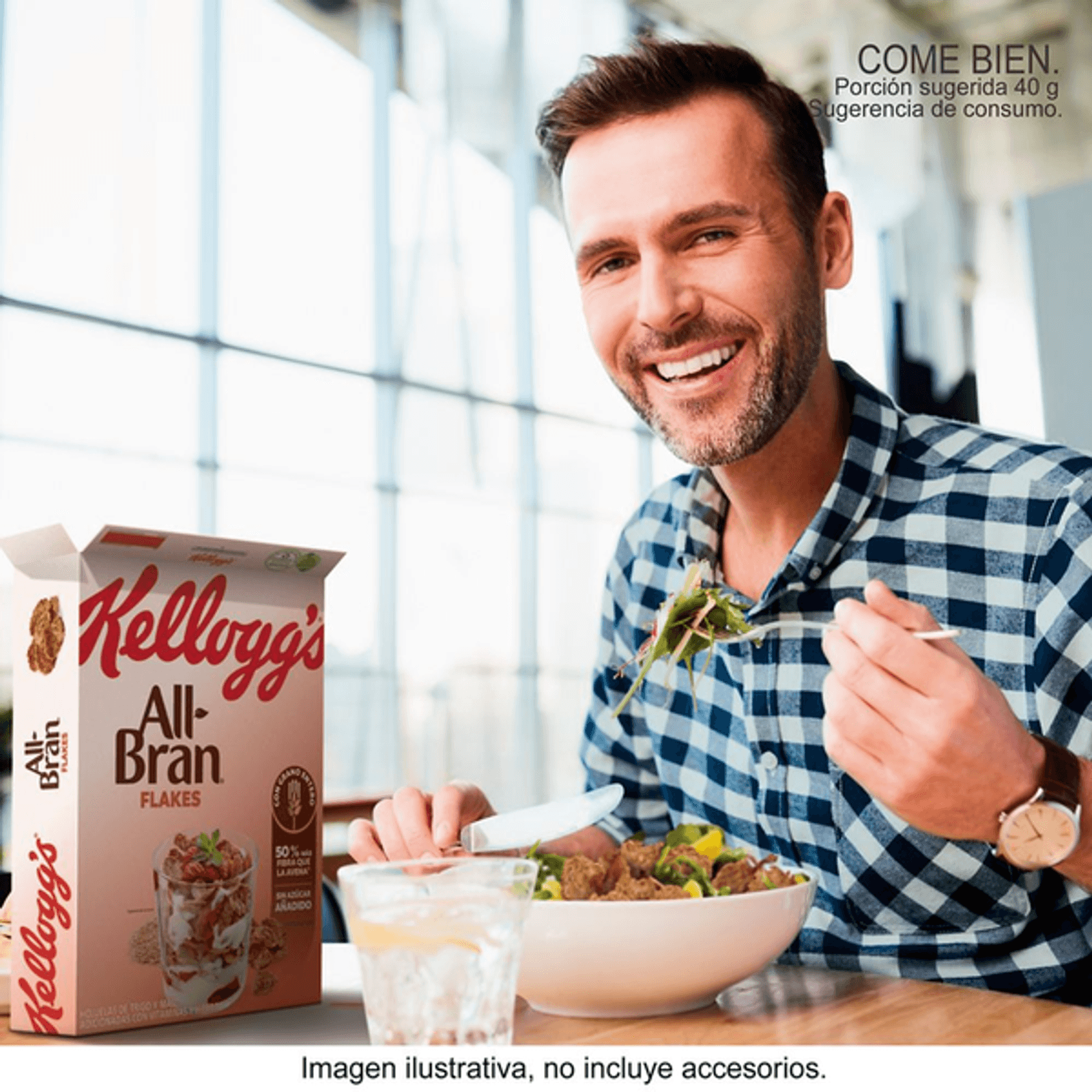 Kellogg's All Bran Flakes Cereal, 20 oz