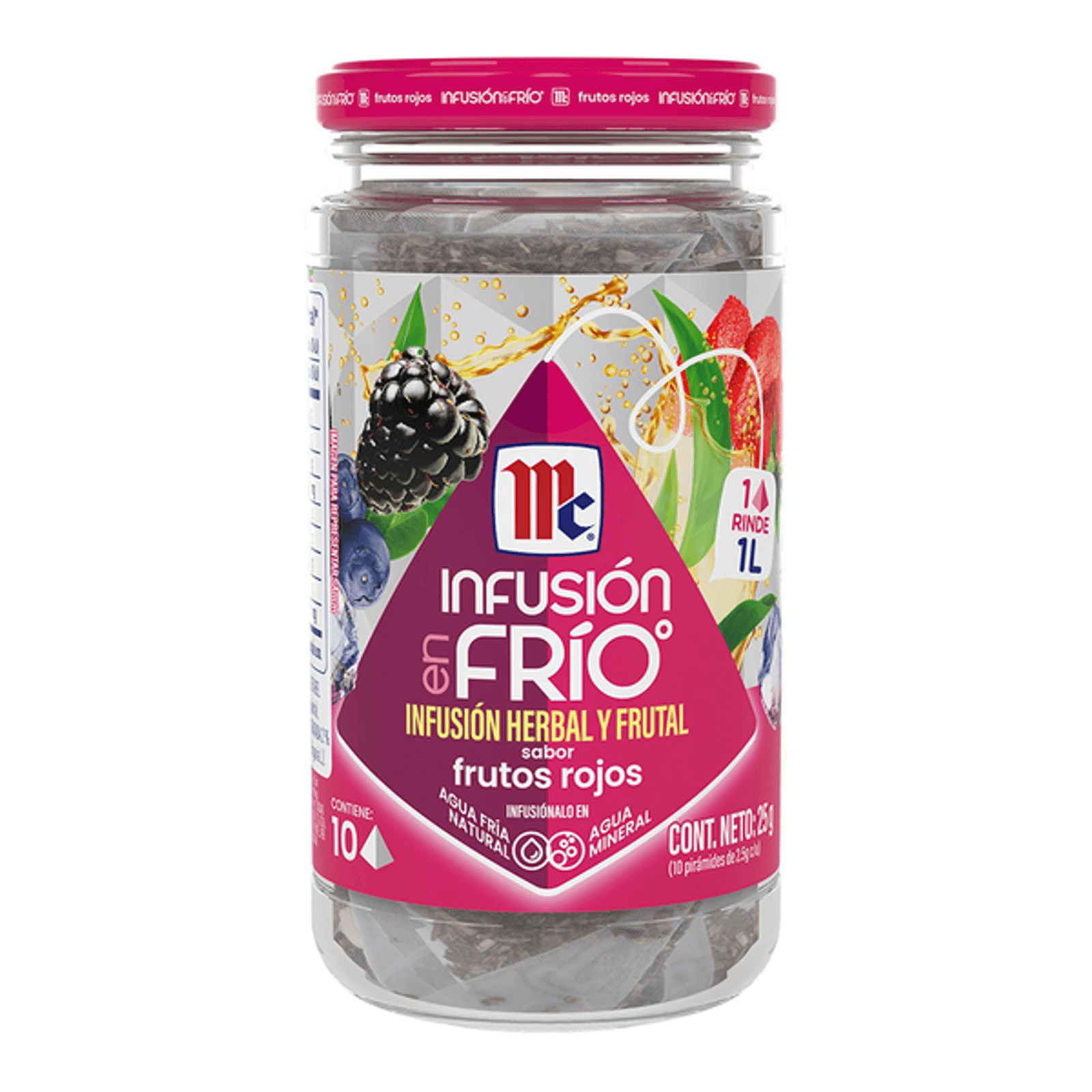 McCormick Cold Infusion Red Fruits, 0.9 oz Main image