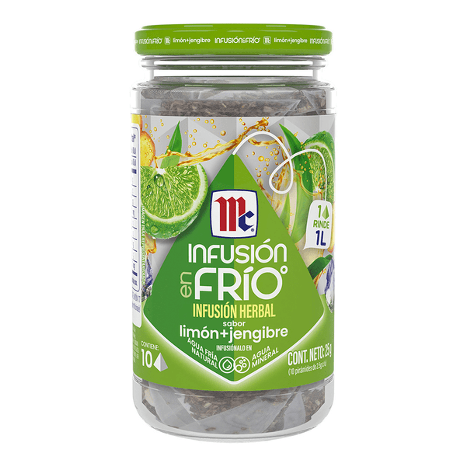 McCormick Cold Infusion Lemon Ginger, 0.9 oz Main image