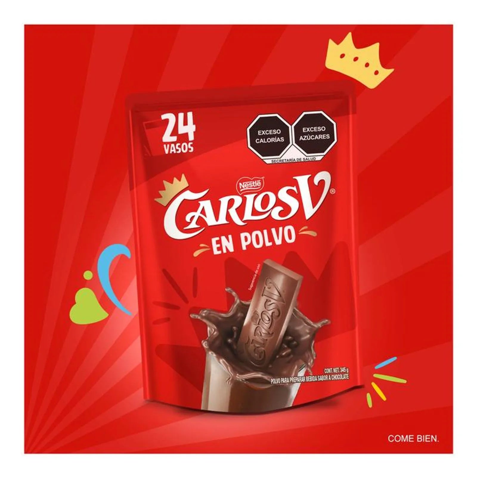 Nestle Carlos V Chocolate Drink Mix Powder 12 oz