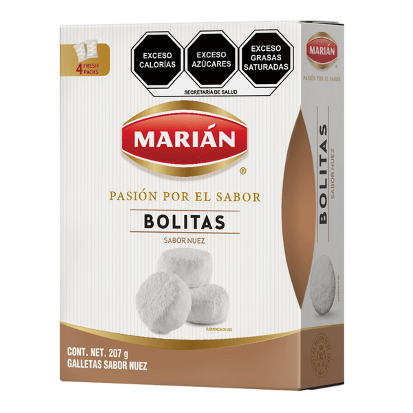 Marian Nut-Flavored Cookie Balls - 8 oz