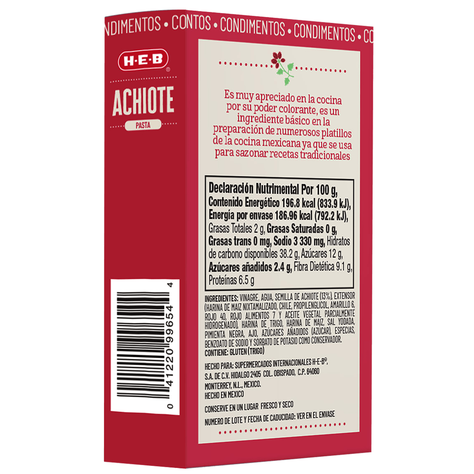 HEB Achiote Paste 3.4 oz Secondary image