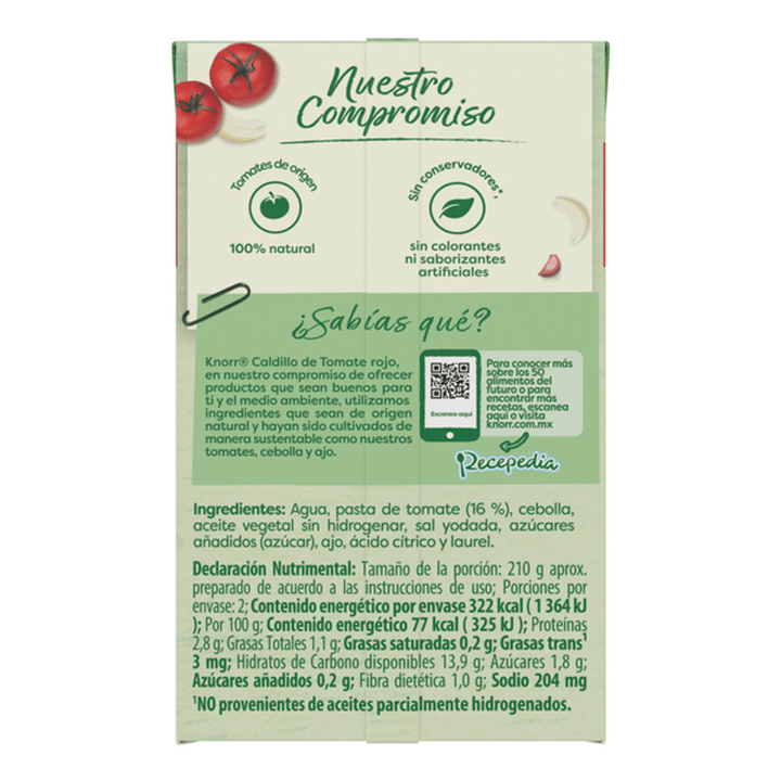 Knorr 100% Natural Tomato Broth 8 oz