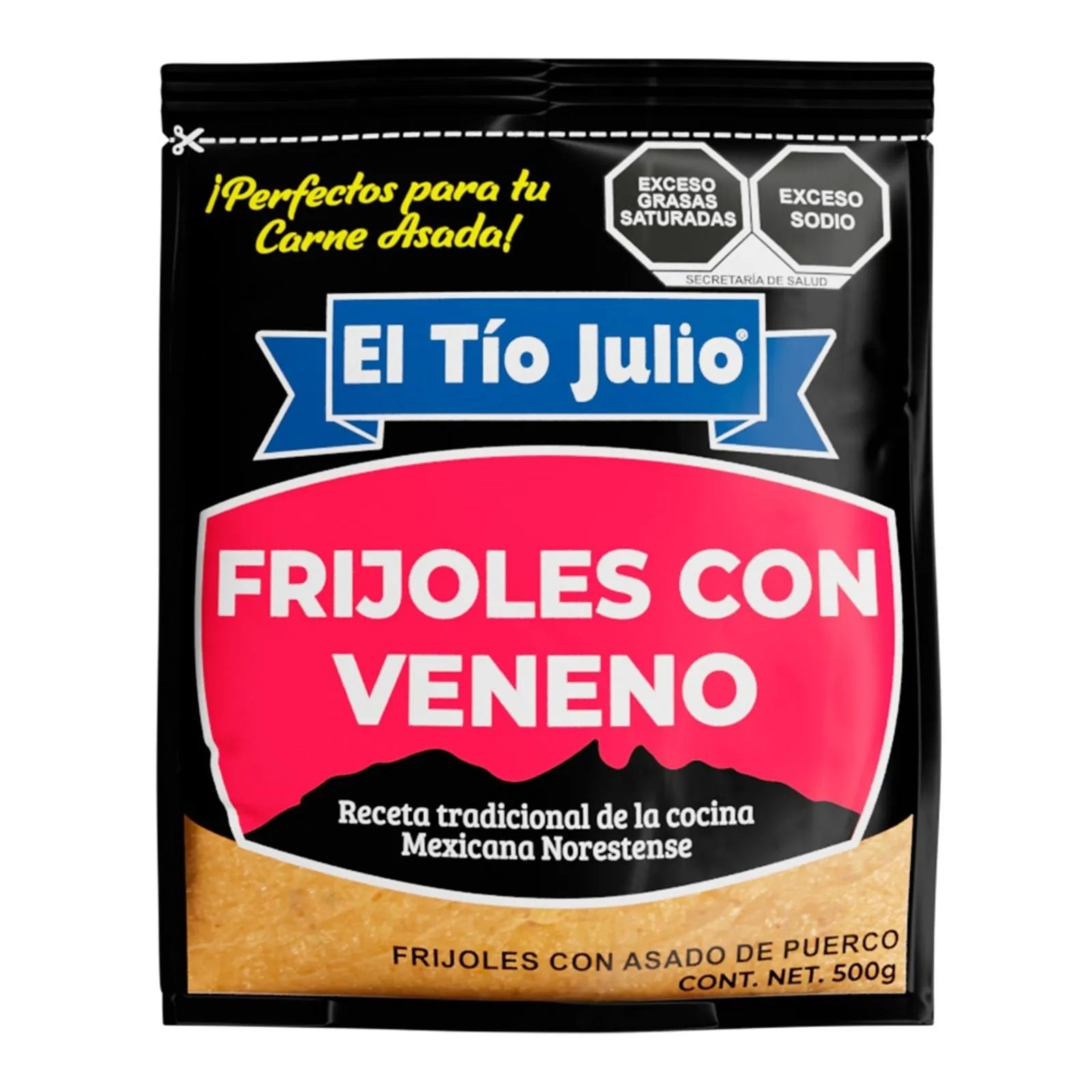 El Tio Julio Frijoles con Veneno, 17.6 oz Main image