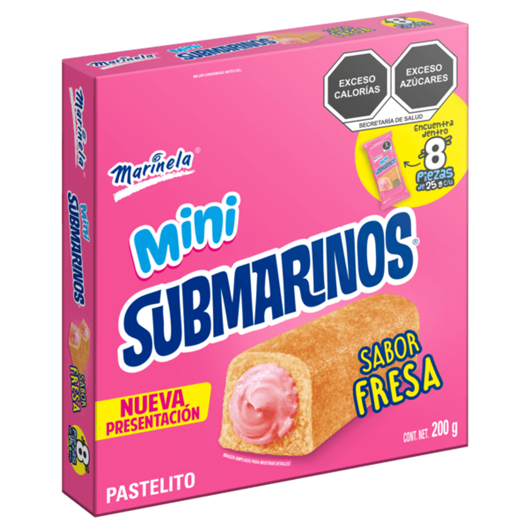 Marinela Mini Submarinos - 7 oz