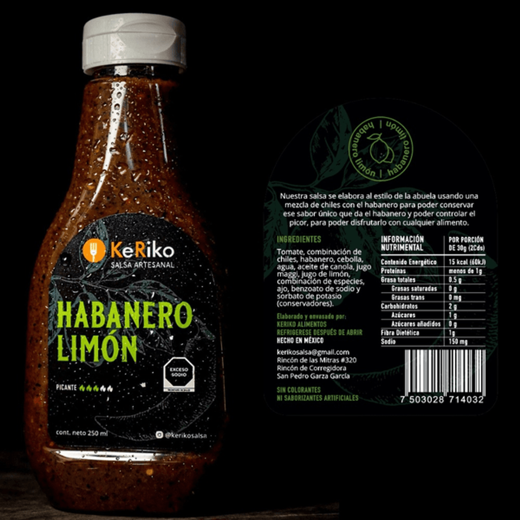 Ke Riko Habanero Lemon Sauce, 9 oz