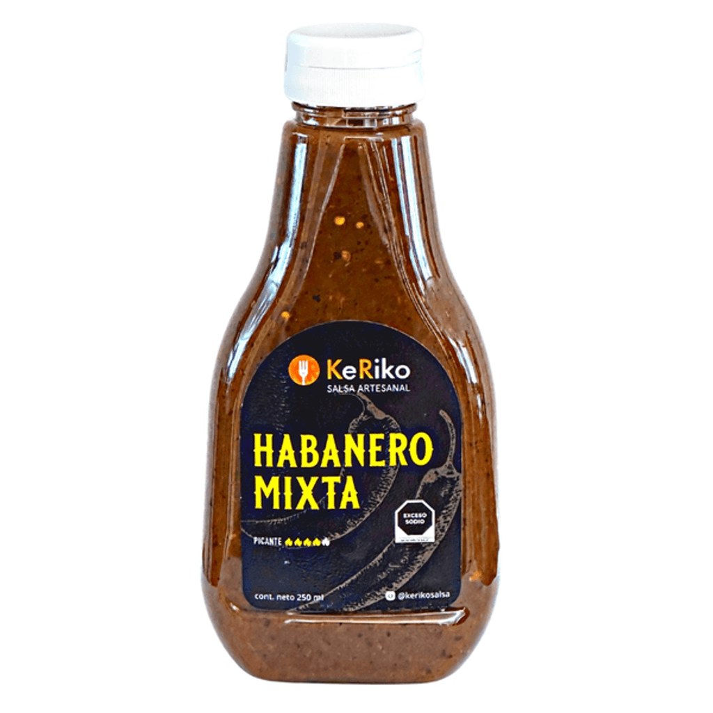 Ke Riko Mixed Habanero Sauce, 9 oz