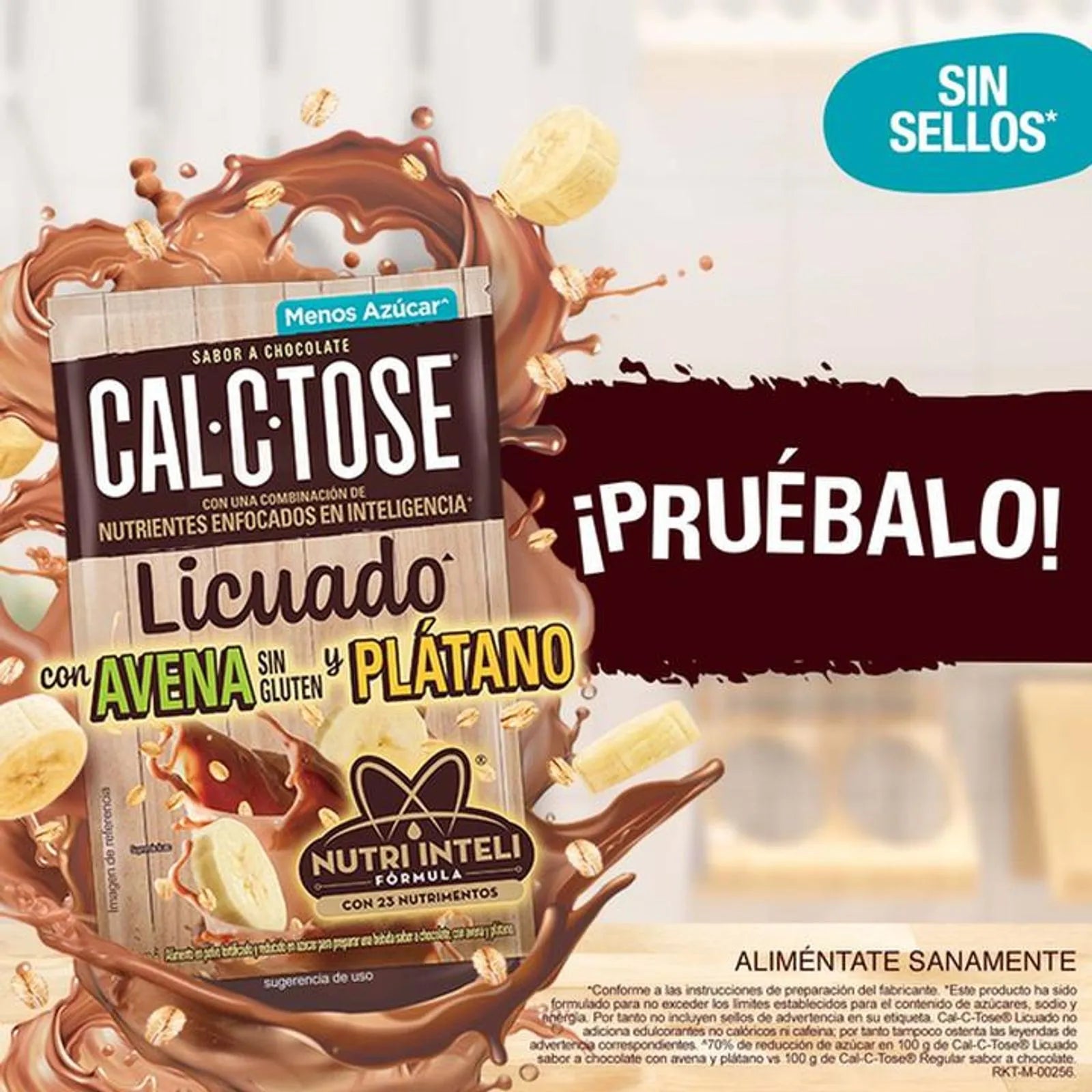 Cal-C-Tose Shake with Oats and Banana, 8 oz