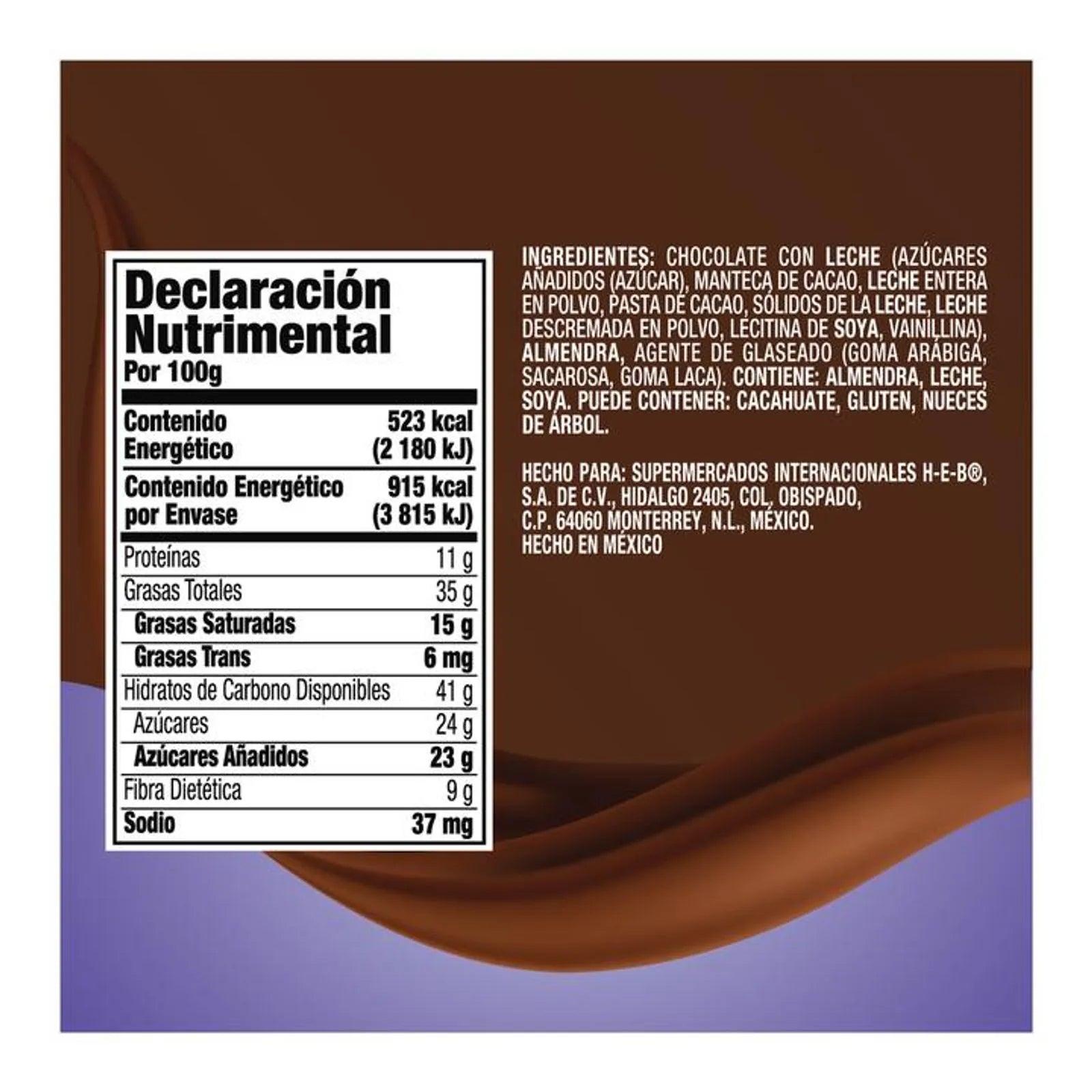 HEB Chocolate Almonds 6 oz