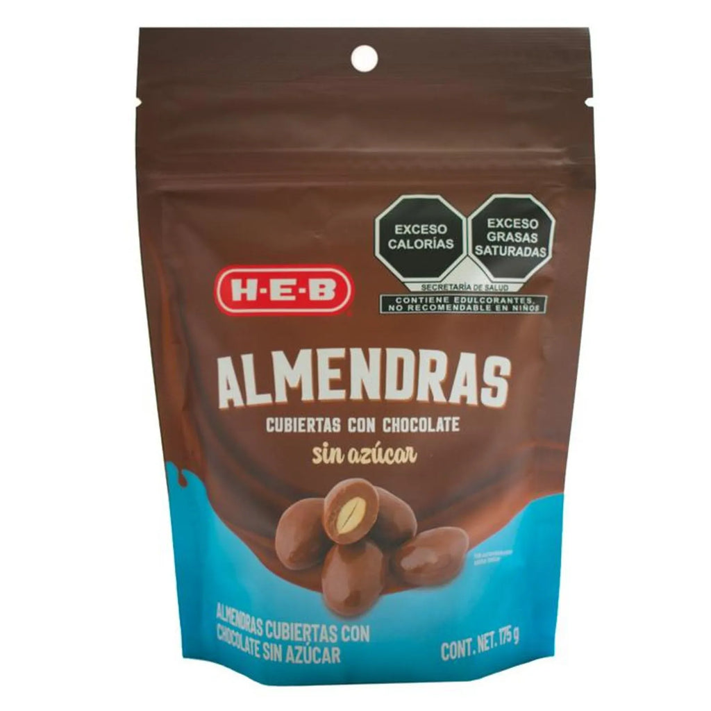 HEB Almonds with Sugar-Free Chocolate Snack 6 oz