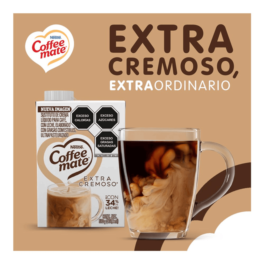 Coffee Mate Extra Creamy Liquid Coffee Creamer Substitute, 19 oz